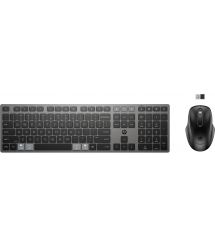 HP Комплект клавиатура та мышь HP 720 Multi-Device Rechargeable, BT, EN/UK, чёрный