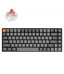 Keychron Клавиатура механическая K2 Max 84Key, K Super Red, WL/BT/USB-A, QMK, EN/UKR, White Led, черный