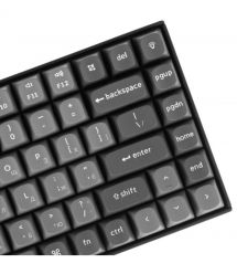 Keychron Клавиатура механическая K2 Max 84Key, K Super Red, WL/BT/USB-A, QMK, EN/UKR, White Led, черный