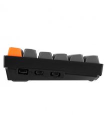 Keychron Клавиатура механическая K2 Max 84Key, K Super Banana, WL/BT/USB-A, QMK, EN/UKR, RGB, черный