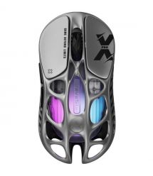 GravaStar Мышь Mercury X Pro, 8K, BT/WL/USB-A, RGB, серый