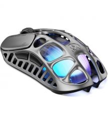 GravaStar Мышь Mercury X Pro, 8K, BT/WL/USB-A, RGB, серый