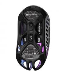 GravaStar Мышь Mercury X Pro, 8K, BT/WL/USB-A, RGB, серый