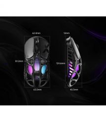 GravaStar Мышь Mercury X Pro, 8K, BT/WL/USB-A, RGB, чорний