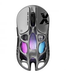 GravaStar Мышь Mercury X, BT/WL/USB-A, RGB, серый