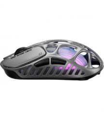 GravaStar Мышь Mercury X, BT/WL/USB-A, RGB, серый