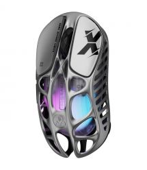 GravaStar Мышь Mercury X, BT/WL/USB-A, RGB, серый