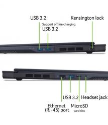 Acer Ноутбук Acer Predator Helios Neo 16 PHN16-73 16" WQXGA, Intel U9-275HX, 64GB, F1TB+1TB, NVD5070Ti-12, Win11