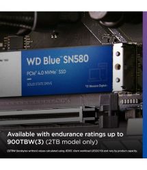 WD Накопитель SSD WD M.2 2TB PCIe 4.0 Blue SN580