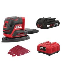 Skil Шлифмашина вибрационная аккумуляторная 3720 CC Compact бесщеточная 20В акб 1х2.5А·ч 151х102мм 0.7кг
