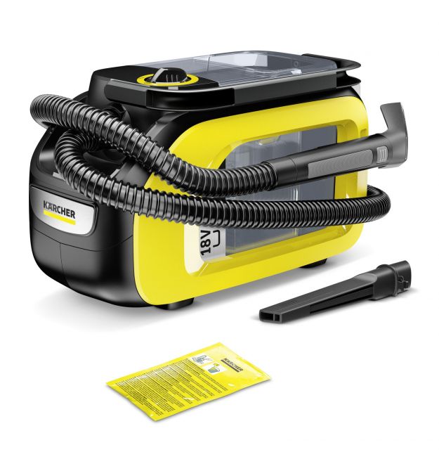Karcher Пылесос профессиональный аккумуляторный моющий SE 3-18 18В контейнер для воды 1.7л 3.65кг