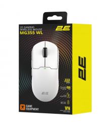 2E Gaming Мышь MG355 WL, RGB, USB-A/WL, белый