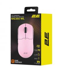 2E Gaming Мышь MG355 WL, RGB, USB-A/WL, розовый