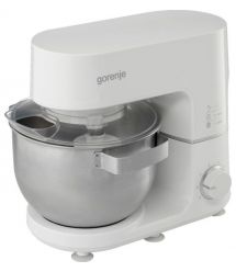 Gorenje Кухонная машина 800Вт, чаша-металл, корпус-металл, насадок-3, белый