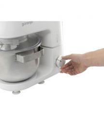 Gorenje Кухонная машина 800Вт, чаша-металл, корпус-металл, насадок-3, белый