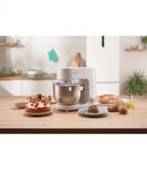 Gorenje Кухонная машина 800Вт, чаша-металл, корпус-металл, насадок-3, белый