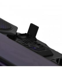 2E Gaming Подставка для ноутбука CPG-012, до 17.3", 1xUSB-C, LCD/semiconductor cooling pad, RGB, чёрный