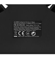 2E Gaming Подставка для ноутбука CPG-012, до 17.3", 1xUSB-C, LCD/semiconductor cooling pad, RGB, чёрный