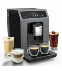 Krups Кофемашина Evidence Hot & Cold 2.3л, зерно, автомат.капучинатор, OLED диспл, авторецептов - 18, серо - черный