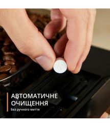 Krups Кофемашина Evidence Hot & Cold 2.3л, зерно, автомат.капучинатор, OLED диспл, авторецептов - 18, серо - черный