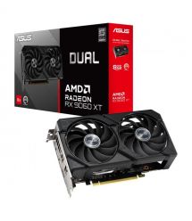 ASUS Видеокарта Radeon RX 9060 XT 8GB GDDR6 DUAL-RX9060XT-8G