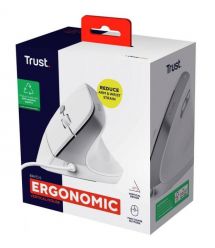 Trust Мышь Trust Bayo 2 Ergonomic, USB-A, біла