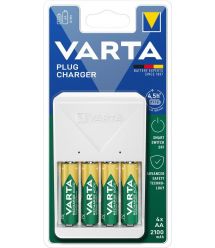 VARTA Зарядное устройство Varta Plug Charger 2хNI MH AA2100 мАч