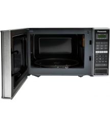 Panasonic Микроволновая печь, 20л, 800Вт, дисплей, откр.кнопкой, нерж
