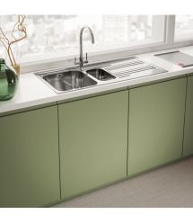 Franke Смеситель для кухни Lina Clear Water, дл.излива - 272 мм, поворотный, 1+1фильтр, хром