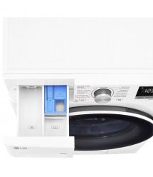 LG Стирально-сушильная машина фронтальная, 9(5)кг, 1200, А, 48см, дисплей, пар, инвертор, белый