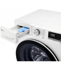 LG Стирально-сушильная машина фронтальная, 9(5)кг, 1200, А, 48см, дисплей, пар, инвертор, белый