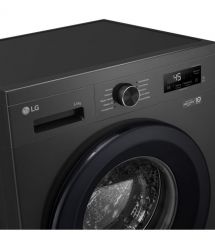 LG Стиральная машина, фронтальная, 6.5 кг, A+++, антрацит