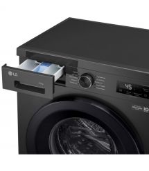 LG Стиральная машина, фронтальная, 6.5 кг, A+++, антрацит
