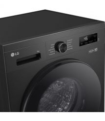 LG Стиральная машина, фронтальная, 9 кг, A+++, антрацит