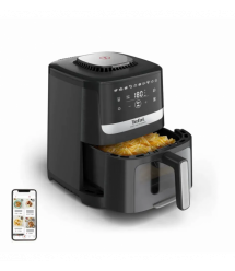 Tefal Мультипечь Easy Fry Silence Vision, 1670Вт, чаша-5л, сенсорное управл., с окошком, пластик, черный