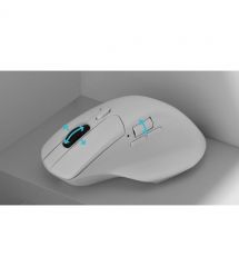 Keychron Мышь M6 BT/WL/USB-A/USB-C, белый