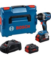 Bosch Гайковерт ударный GDS 18V-750C 18В 2x8А·час до 3000об·мин 270/380/750Нм квадрат 1/2" ЗП GAL1880CV кейс Bluetooth 1.7кг
