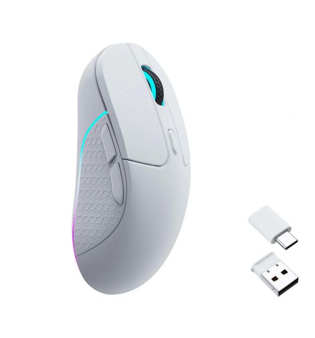 Keychron Мышь M3 BT/WL/USB-A/USB-C, белый