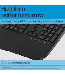 HP Клавиатура мембранная HP 680 Comfort Dual-Mode 111key, BT, EN/UK, чёрный