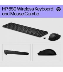HP Комплект клавиатура та мышь HP 650, WL, EN/UK, чёрный