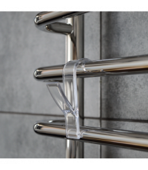 Navin Крючок для полотенцесушителя прозрачный, пластик