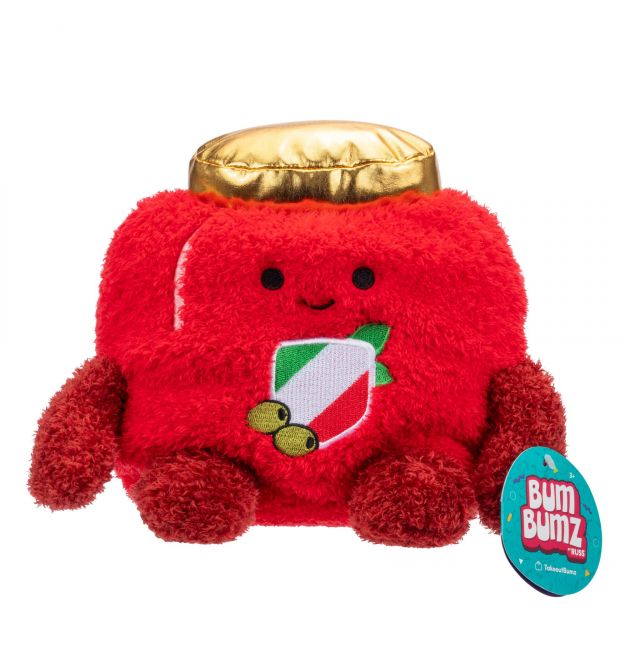 BumBumz Мягкая игрушка TakeoutBumz Банка с Красным Соусом Серафина, 19см