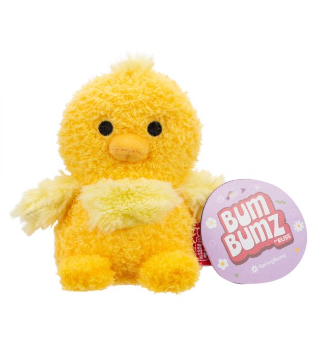 BumBumz Мягкая игрушка SpringBumz Желтый Цыпленок Камми, 11см