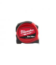 Milwaukee Рулетка Slimline S5-16/25, 5мх25мм, с фиксатором сматывания, АБС-пластик