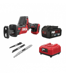 Skil Пила сабельная аккумуляторная 3475 CA Compact 20В 1х5А·час пропил 200мм ход 25.4мм 1.8кг