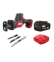 Skil Пила сабельная аккумуляторная 3475 CA Compact 20В 1х5А·час пропил 200мм ход 25.4мм 1.8кг