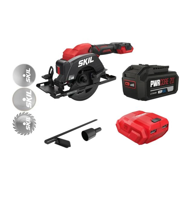 Skil Пила дисковая аккумуляторная 3540 CA Compact 20В 1х5А·час 120мм 1.8кг