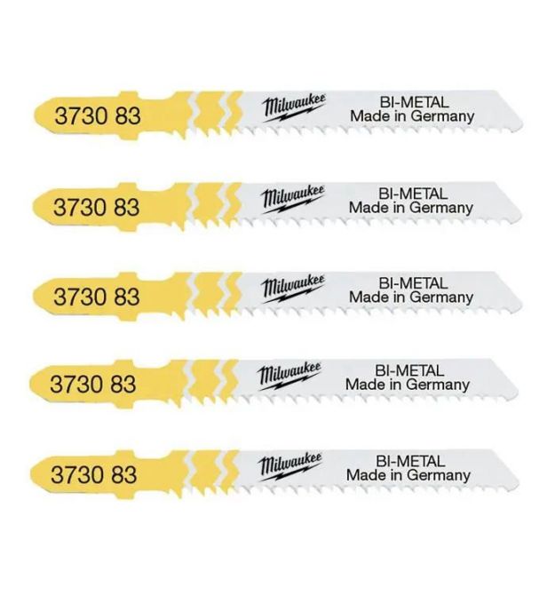 Milwaukee Полотно пилочное для электролобзика Special по дереву, шаг зуба 1.9мм х 60мм, 5шт