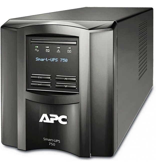 APC ИБП Smart-UPS 750VA/500W, LCD, USB, 8xC13