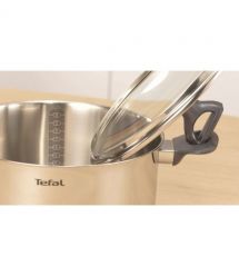 Tefal Кастрюля Daily Cook с крышкой, 24см, нержавеющая сталь, алюминий, бакелит